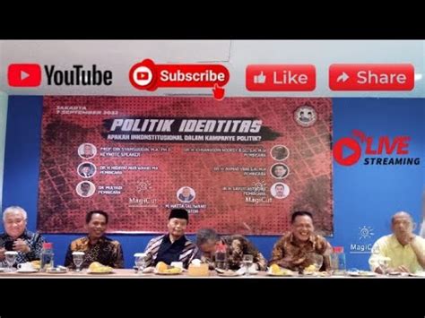 Live Diskusi POLITIK IDENTITAS YouTube