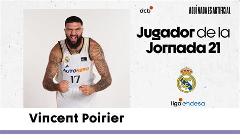 Vincent Poirier Jugador De La Jornada Liga Endesa Youtube