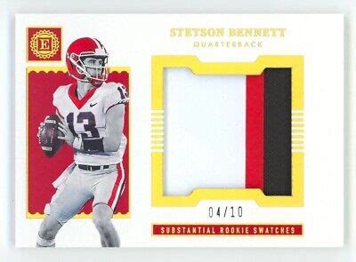 2023 Chronicles Draft Picks ENCASED STETSON BENNETT PATCH RC 10 SSP