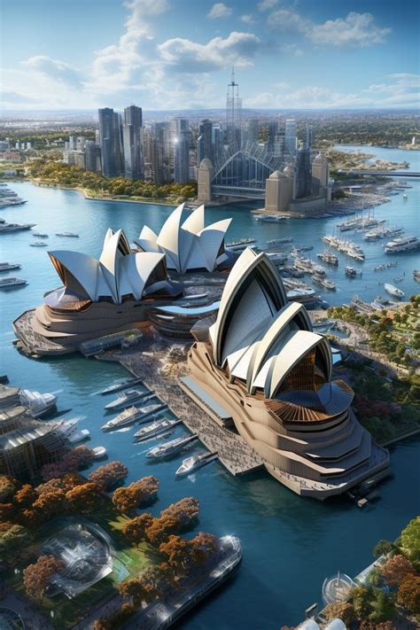 Futuristic Sydney Opera House In Sydney Opera House Futuristic