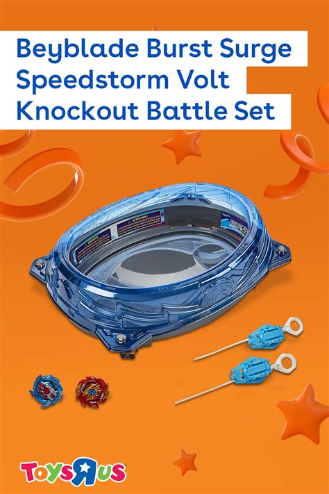 Beyblade Burst Surge Speedstorm Volt Knockout Battle Set Beyblade