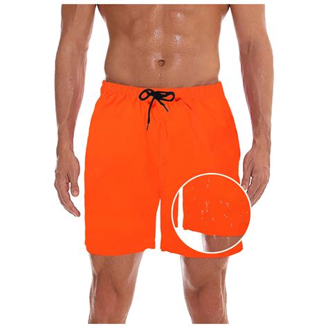 2024 Men S Stretch Swim Trunks Quick Dry Beach Shorts With Zipper