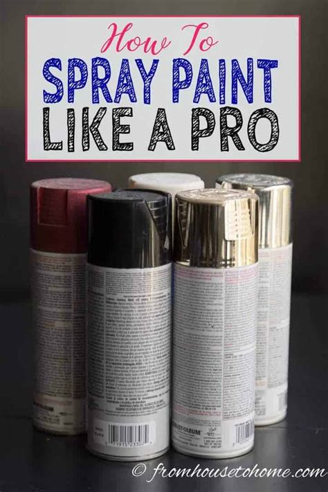 10 Spray Painting Tips And Tricks For Creating A Smooth Finish - From ...