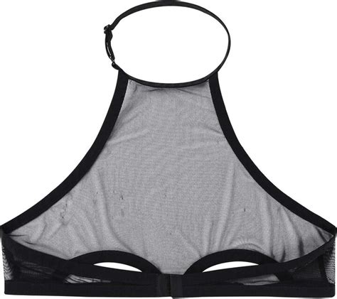 Choomomo Women S Sexy Sheer Bra See Through Mesh Lingerie Low Cut