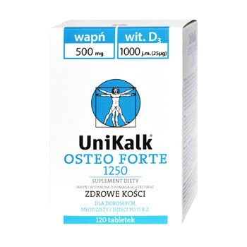 UniKalk Osteo Forte 1250 Tabletki 120 Szt