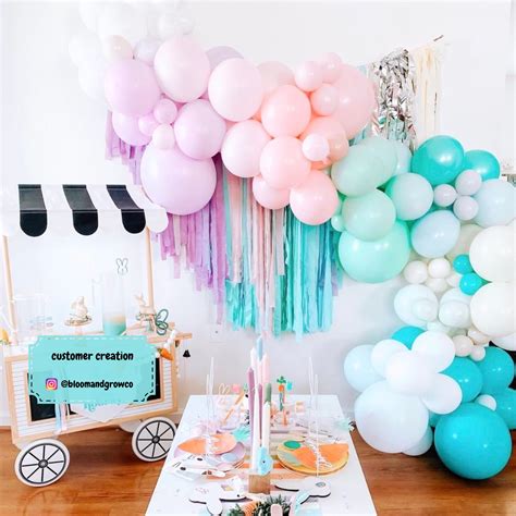 Pastel Balloon Arch Kit Pink Balloon Arch Balloon Garland Etsy