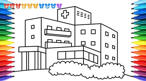 Hospital Drawing Pictures at PaintingValley.com | Explore collection of ...