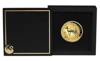 Australien Känguru 2 Unzen Gold 2024 High Relief Box Zertifikat