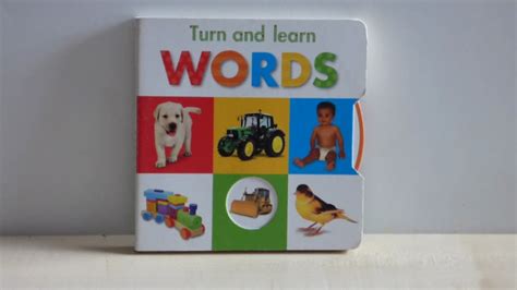 Turn And Learn Words Turn And Learn Book Youtube