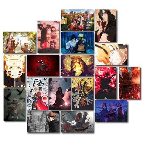 Buy Anbhudan -DELIVER THE SMILE | NARUTO ANIME WALL | PACK OF 18 wall ...