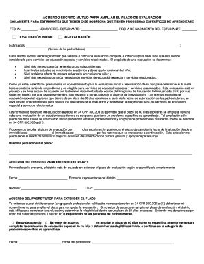 Fillable Online Isbe Notice Consent Forms A K Spanish Fax Email