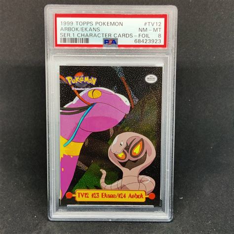 1999 Topps Pokemon Series 1 Ekans Arbok Values MAVIN