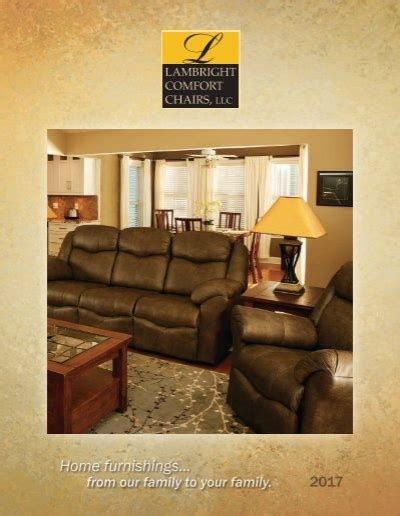 Lambright Comfort Chair Catalog