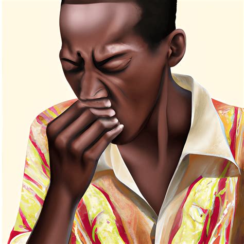 Coughing And Sneezing African Graphic · Creative Fabrica