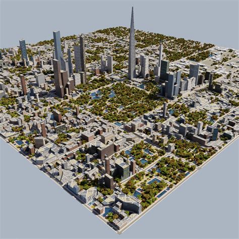 Blender Cycles Modern Modular City Cgtrader