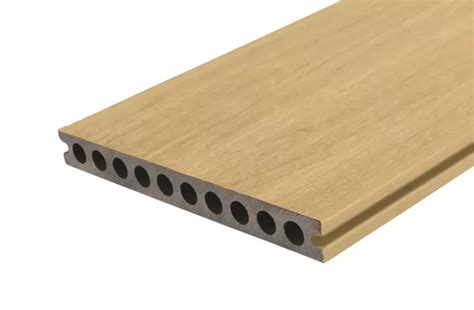 Premium Composiet Vlonderplank Lichtgrijs 23 X 210 Mm Brand Solide