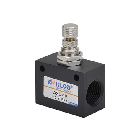 Asc Series Air Manual Flow Control Valve Pneumatic Valve Valve And