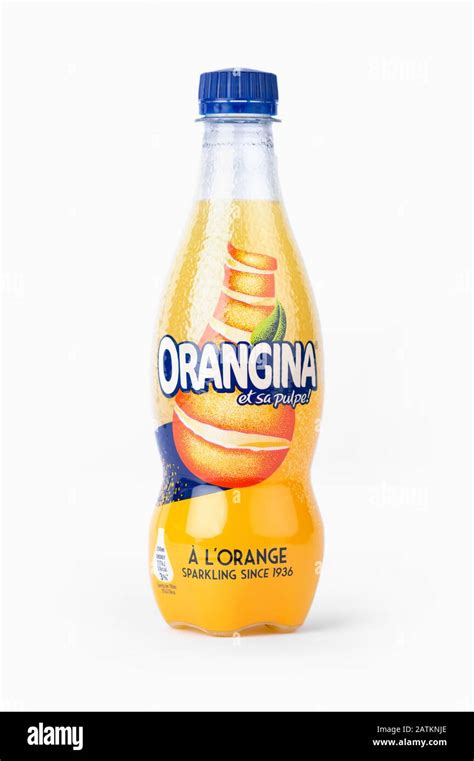 Orangina bottle Cut Out Stock Images & Pictures - Alamy