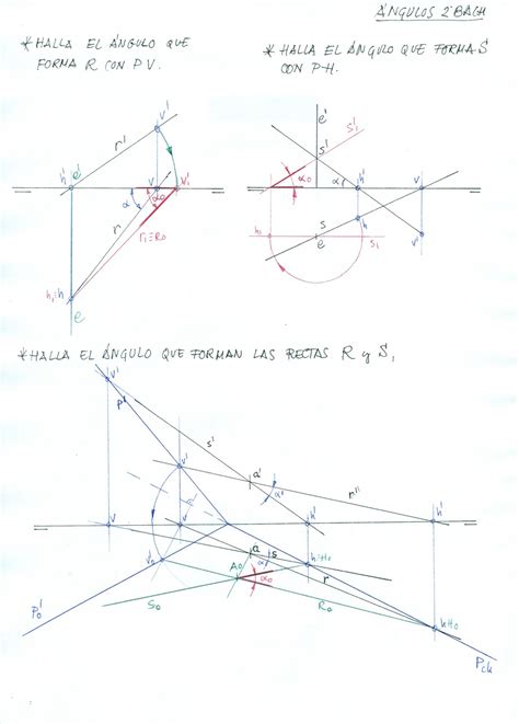 El Dominio Del Dibujo Ejercicios De Ngulos De Bachillerato Dibujo