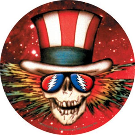 Grateful Dead Uncle Sam Head Rock Sticker Decal Rock Band Etsy