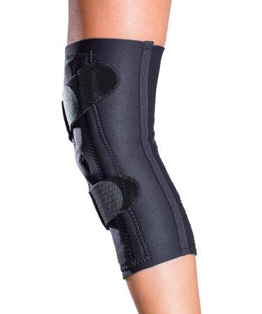 DonJoy Lateral J Patella Knee Support Brace Hinge Drytex Right Leg