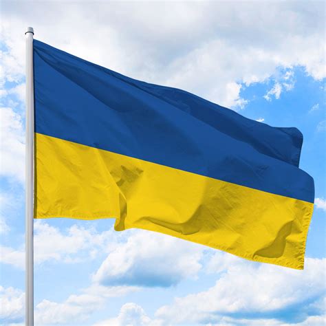 Flagge Ukraine Hissfahne Quer Gr E X Cm Kaufen Bei