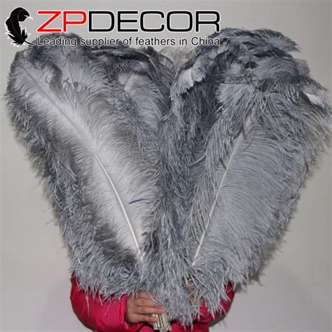 ZPDECOR plumas de avestruz largas de alta calidad plumas teñidas