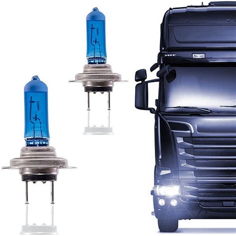 Lâmpadas Super Branca Farol Caminhão Volvo Scania Iveco VW Mercedes