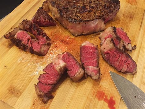 Reverse Sear Ribeye Is This Rare Or Medium Rare Rsteak