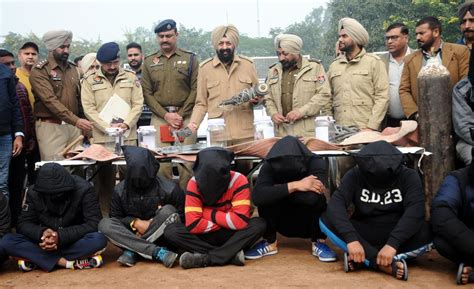 Patiala Police Bust Gang Of Atm Robbers With Arrest Of Eight