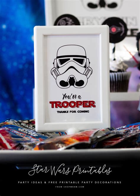 Welcome To The Dark Side Star Wars Party Printables — Merry Grace