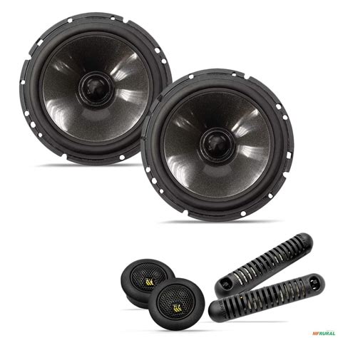 Par Alto Falante 2 Vias Bravox 6 Pol Cs60bk 130W Rms Twitter 597830