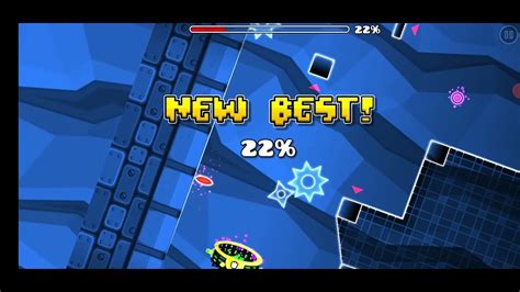 jugando algunos niveles de gdps editor 2 2 y también geometry dash