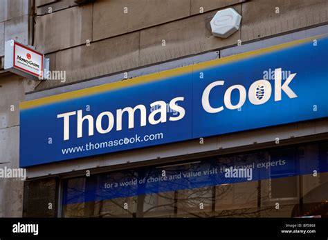 Thomas Cook Sign Stock Photo Alamy