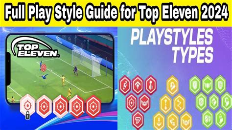 Playstyles Full Guide Top Eleven Explained Part Learn Which