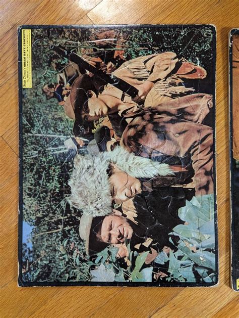 Vintage Mid Century Walt Disney Davy Crockett And Zoro Puzzles Etsy