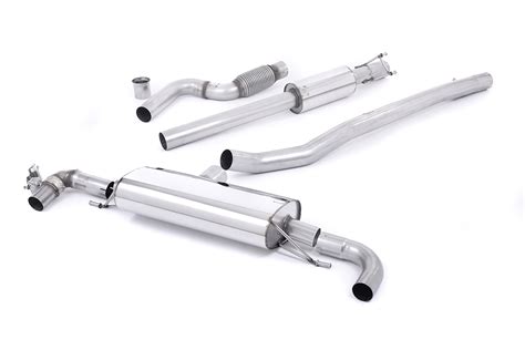 Milltek Sport Cat Back Exhaust Resonated Valved System Ec For Mercedes