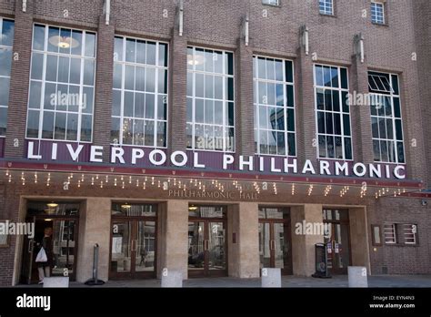 Liverpool Philharmonic Music Hall Liverpool England Uk Stock Photo