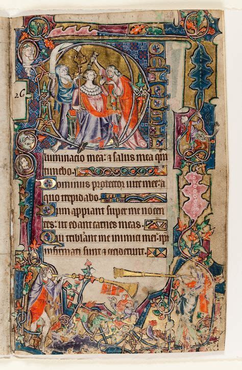 The Macclesfield Psalter C The Anointing Of David East