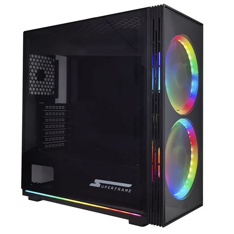 Gabinete Gamer SuperFrame Vortex ARGB Full Tower Vidro Temperado E