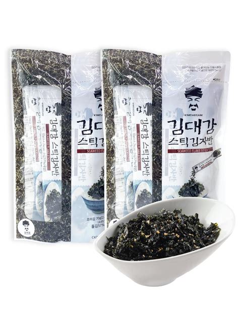 Buy Roasted Seaweed Flakes Easy Stick Type Original Flavor Laver Nori Gim Snack 스틱형 김자반 0 35oz X