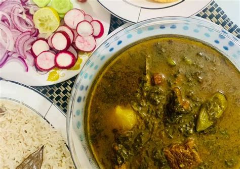 Palak Gosht Recipe By Sarosh Zeeshan Cookpad