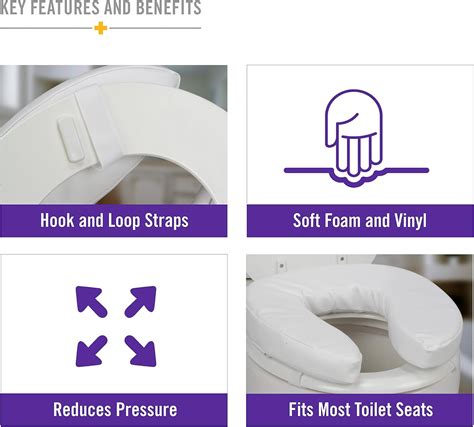 Buy DMI Raised Toilet Seat Toilet Toilet Seat Riser FSA HSA Eligible