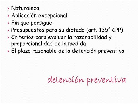 Ppt Prisión Preventiva Y Arresto Domiciliario Fundamento Y Condiciones Powerpoint