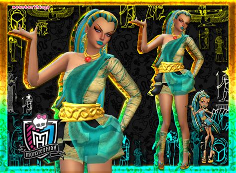 MH Nefera De Nile Revamp Mooneonnature Sims 4 Mods Clothes Sims