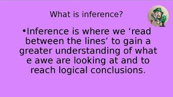 Reading Inference By MissHawes TPT