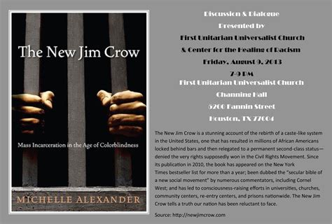 The New Jim Crow Mass Incarceration In The Age Of Colorblindness Center For The Healing Of Racism