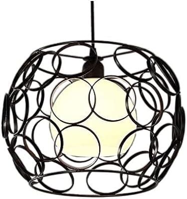 MEIXISUE Modern Farmhouse Drum Chandelier Black And Retro Wood Finish 6