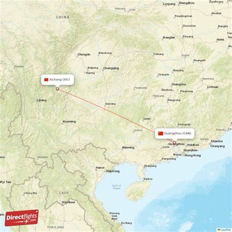 Direct Flights From Xichang To Guangzhou Xic To Can Non Stop