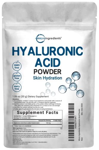 Top Best Pure Hyaluronic Acid Powder Reviews Buying Guide Katynel